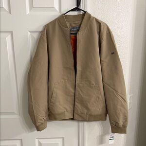 Michael Kors Tan Bomber Jacket